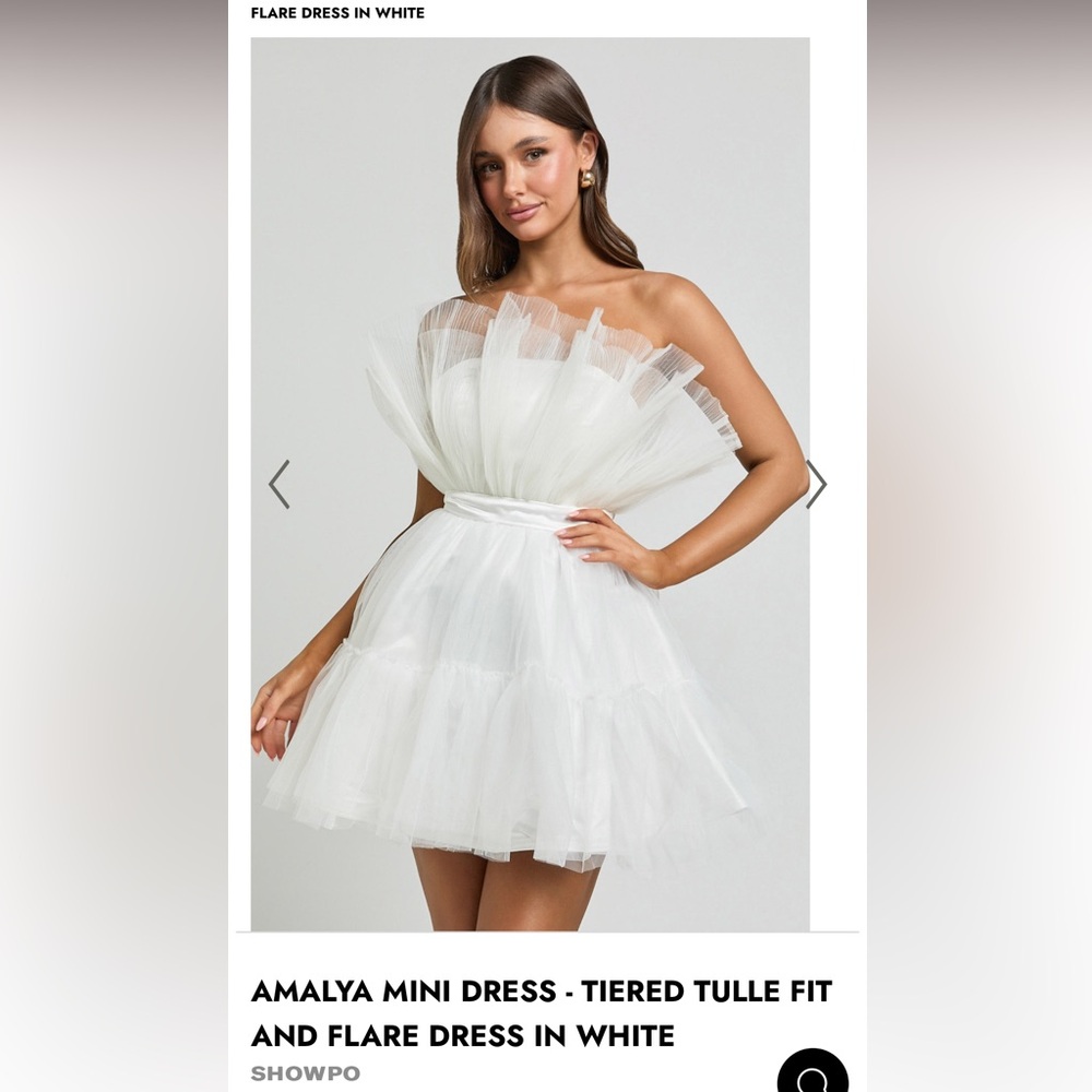 Amalya Tulle Mini Dress - NWT